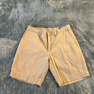 Polo by Ralph Lauren Tan Flat Front Shorts